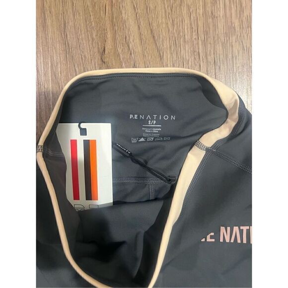 P.E NATION Mid Game Leggings in Grey High-waisted; 7/8 length size S NWT$120 - Picture 7 of 8